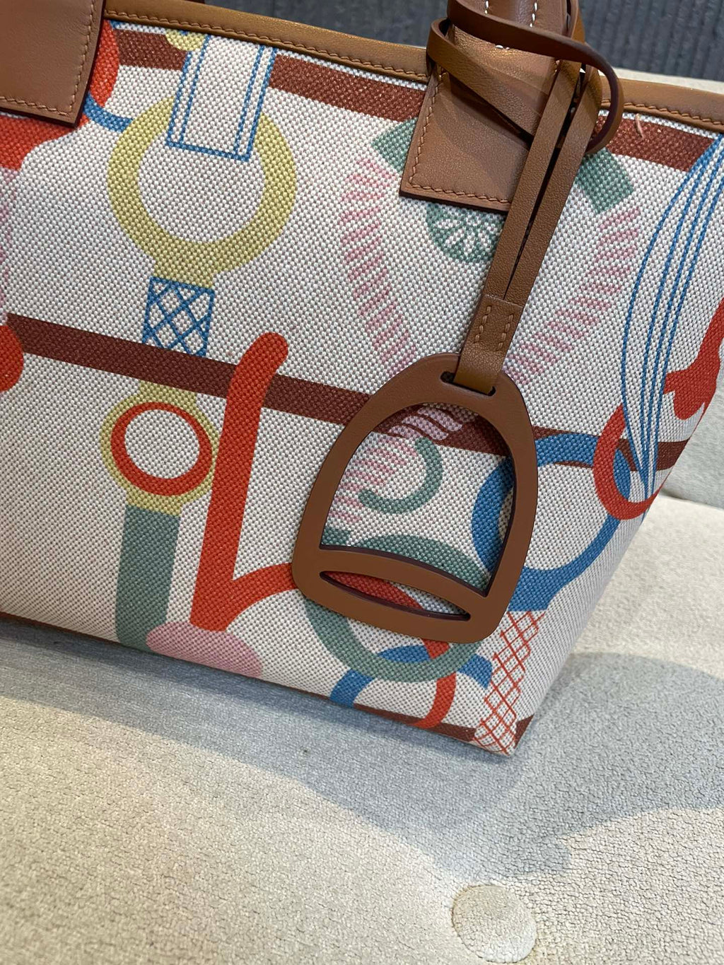 Cuivre / Lime / Ecru / Beige / Gold Steeple 25 bag