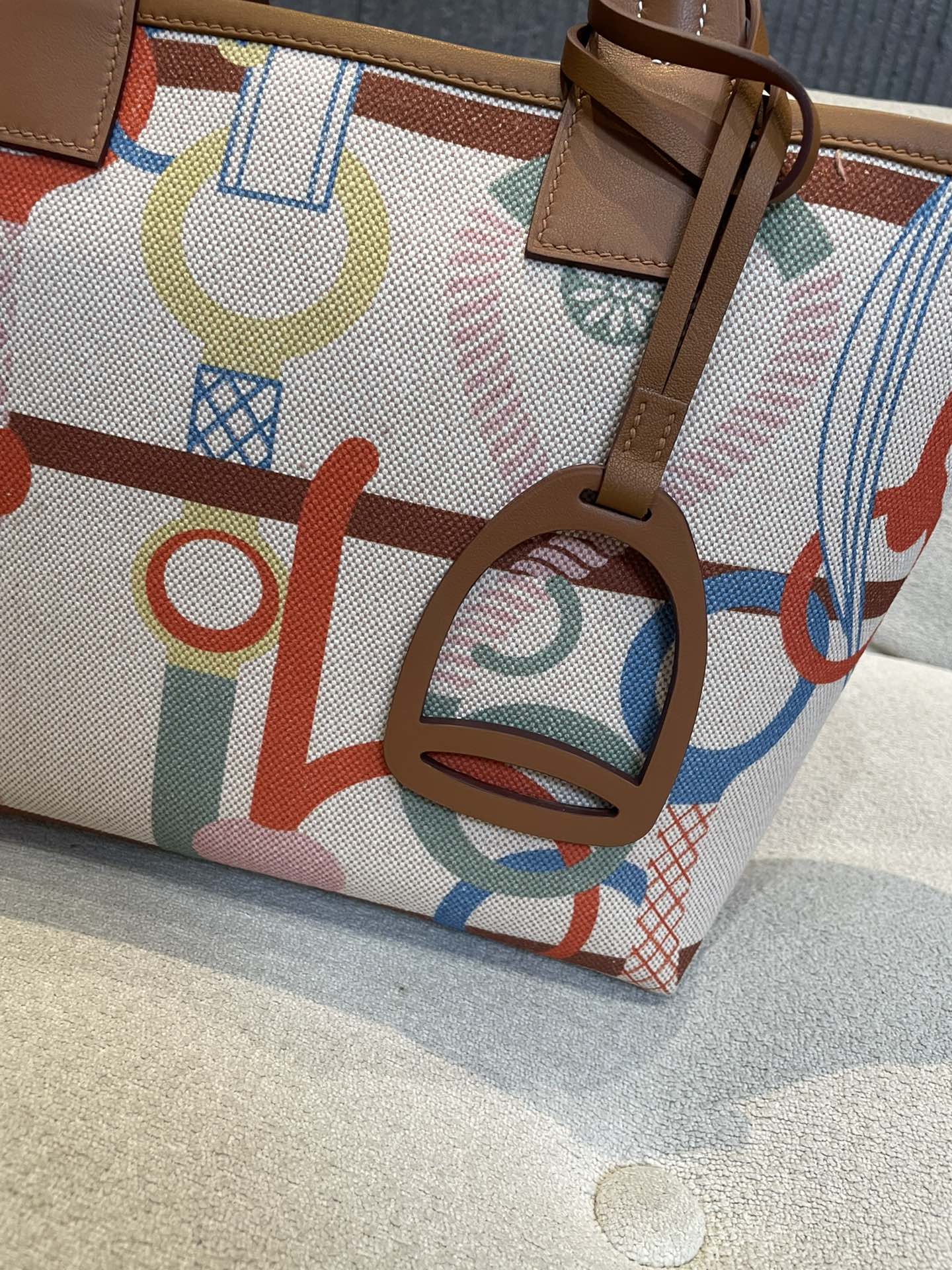 Cuivre / Lime / Ecru / Beige / Gold Steeple 25 bag