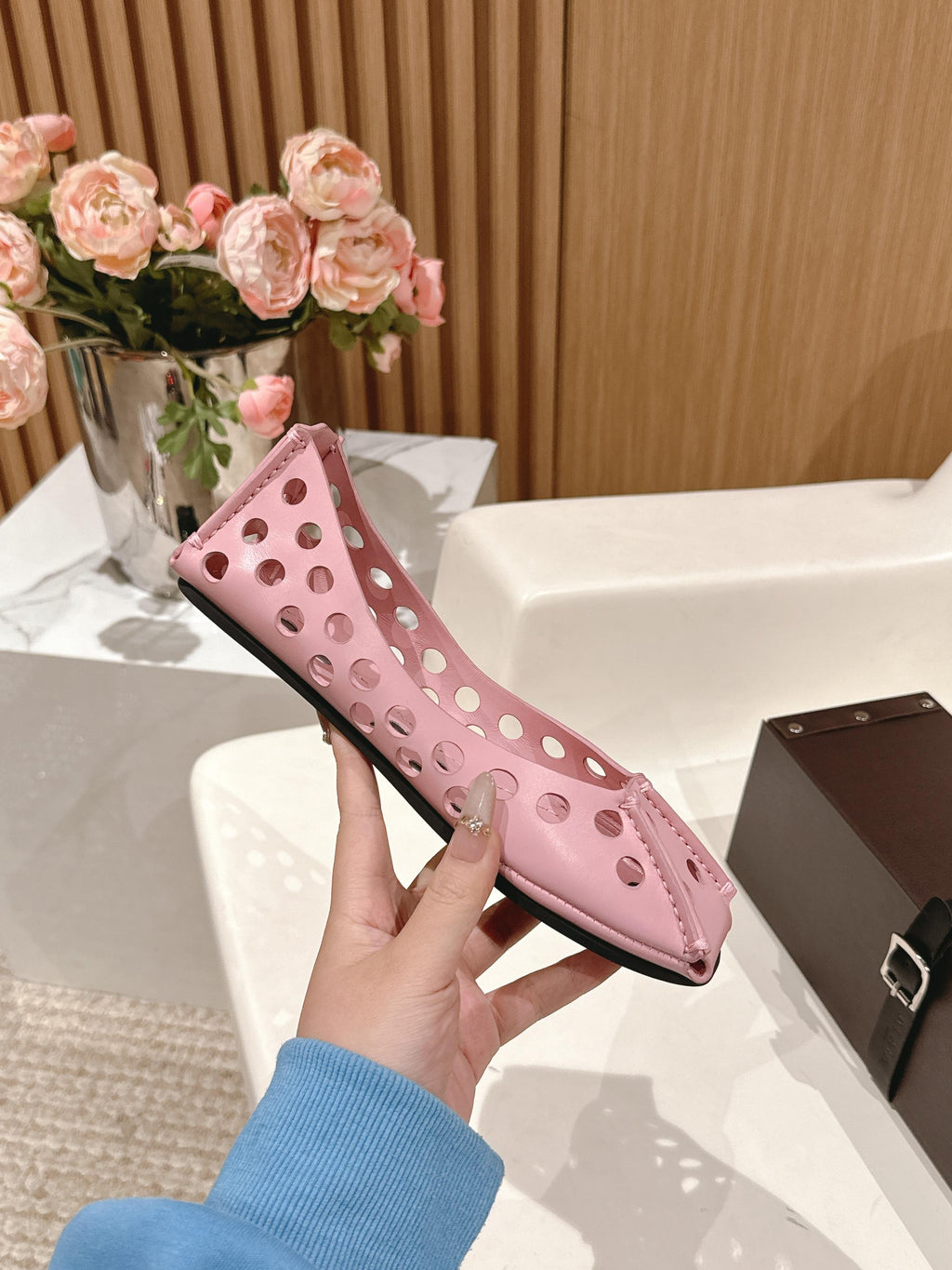 Candy Perfo Ballet Flats