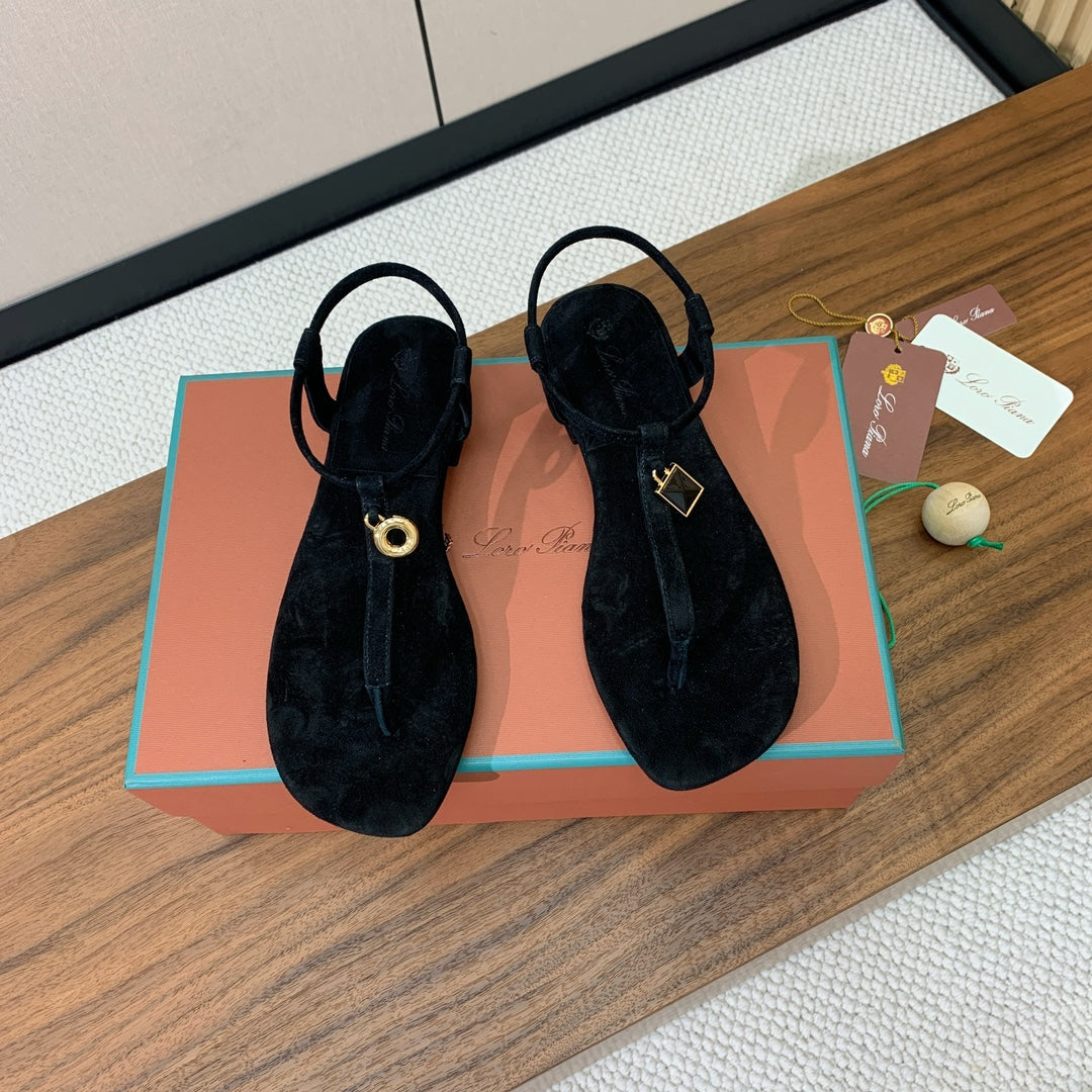 Black Mindil Sandal