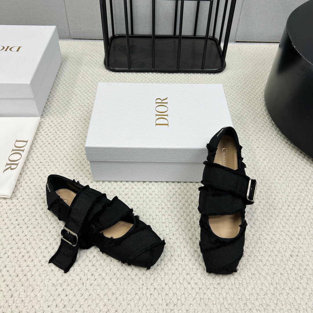 Black Songe Ballet Flat