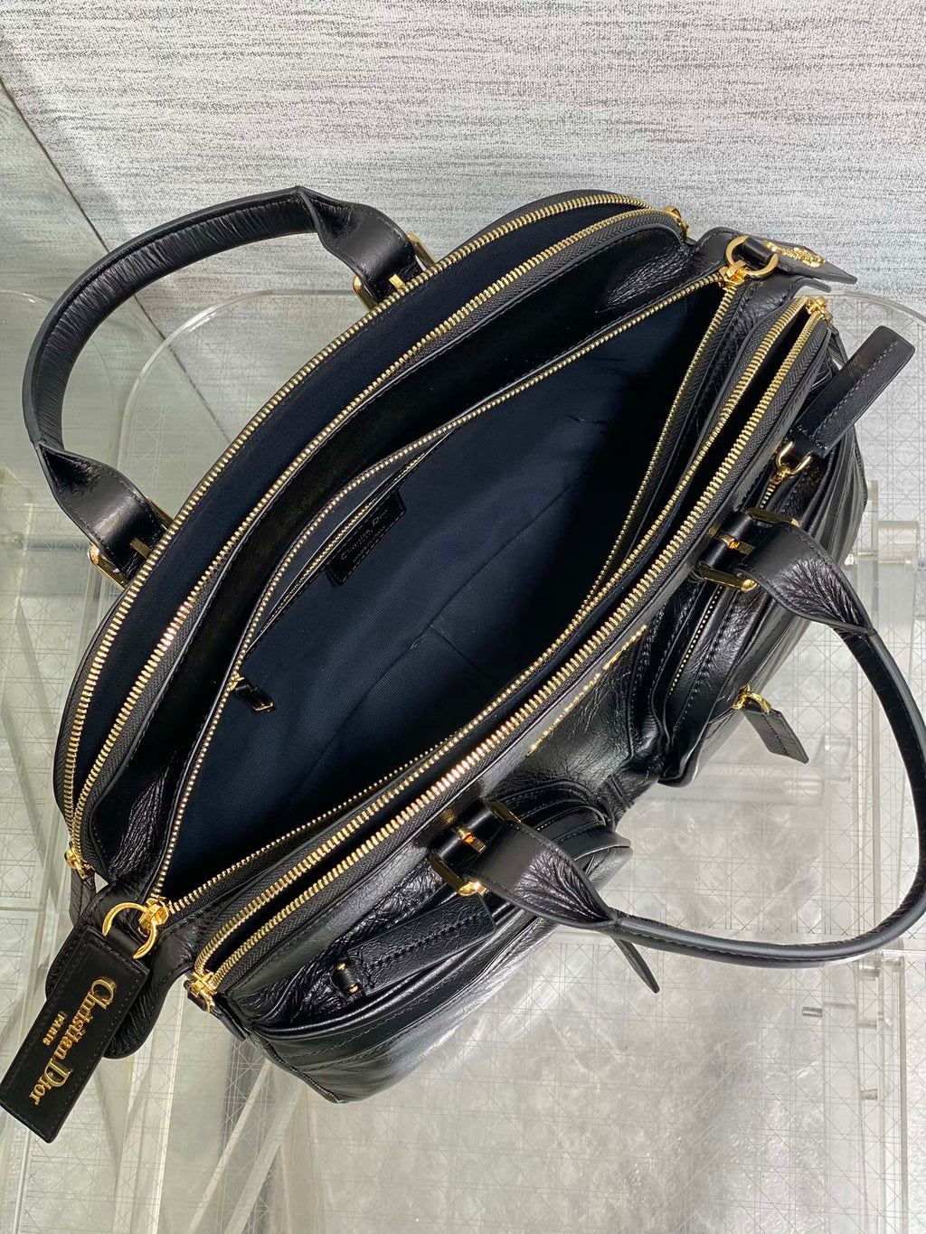 Black Medium Grand Tour Bowling Bag