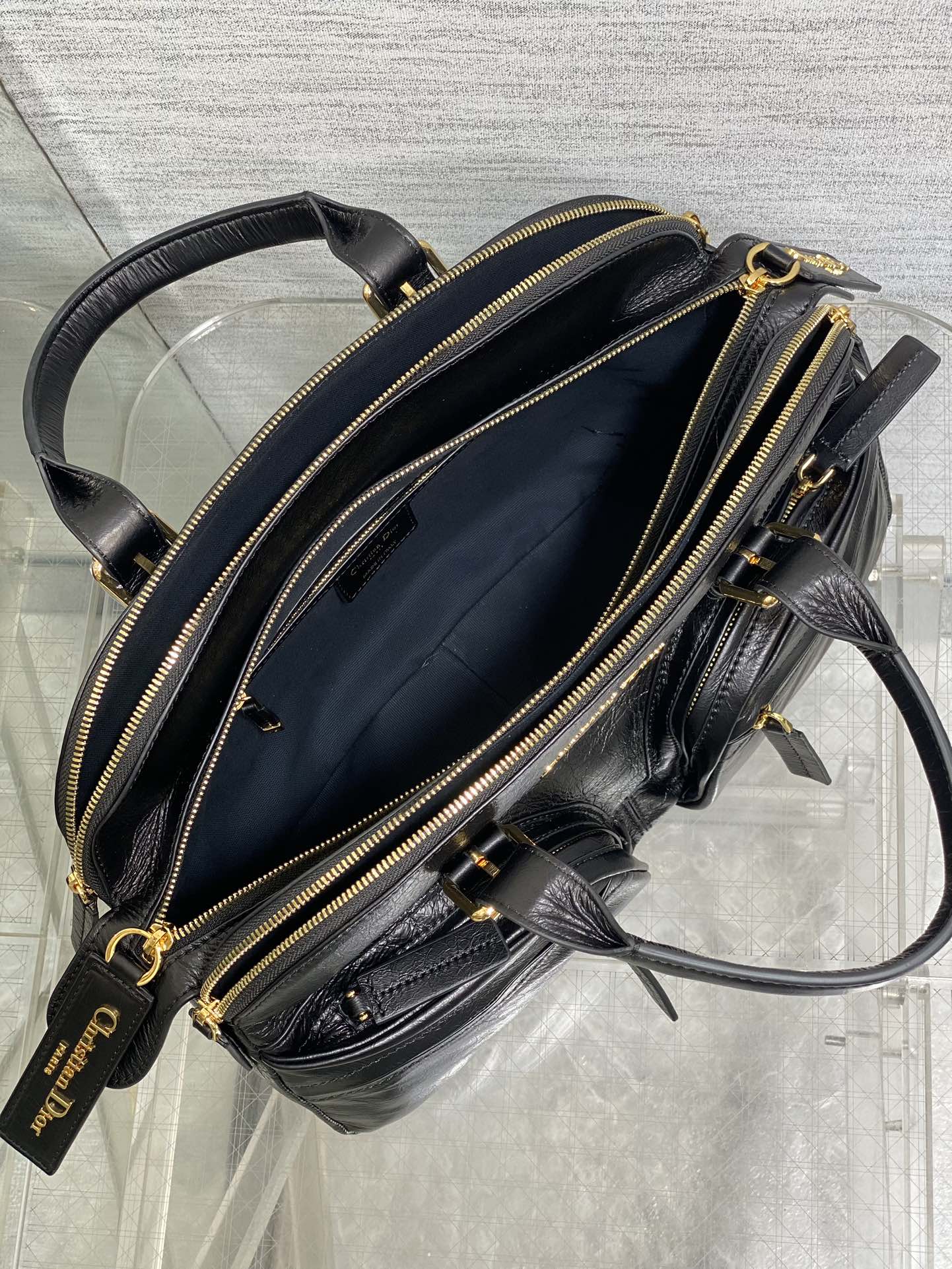 Black Medium Grand Tour Bowling Bag