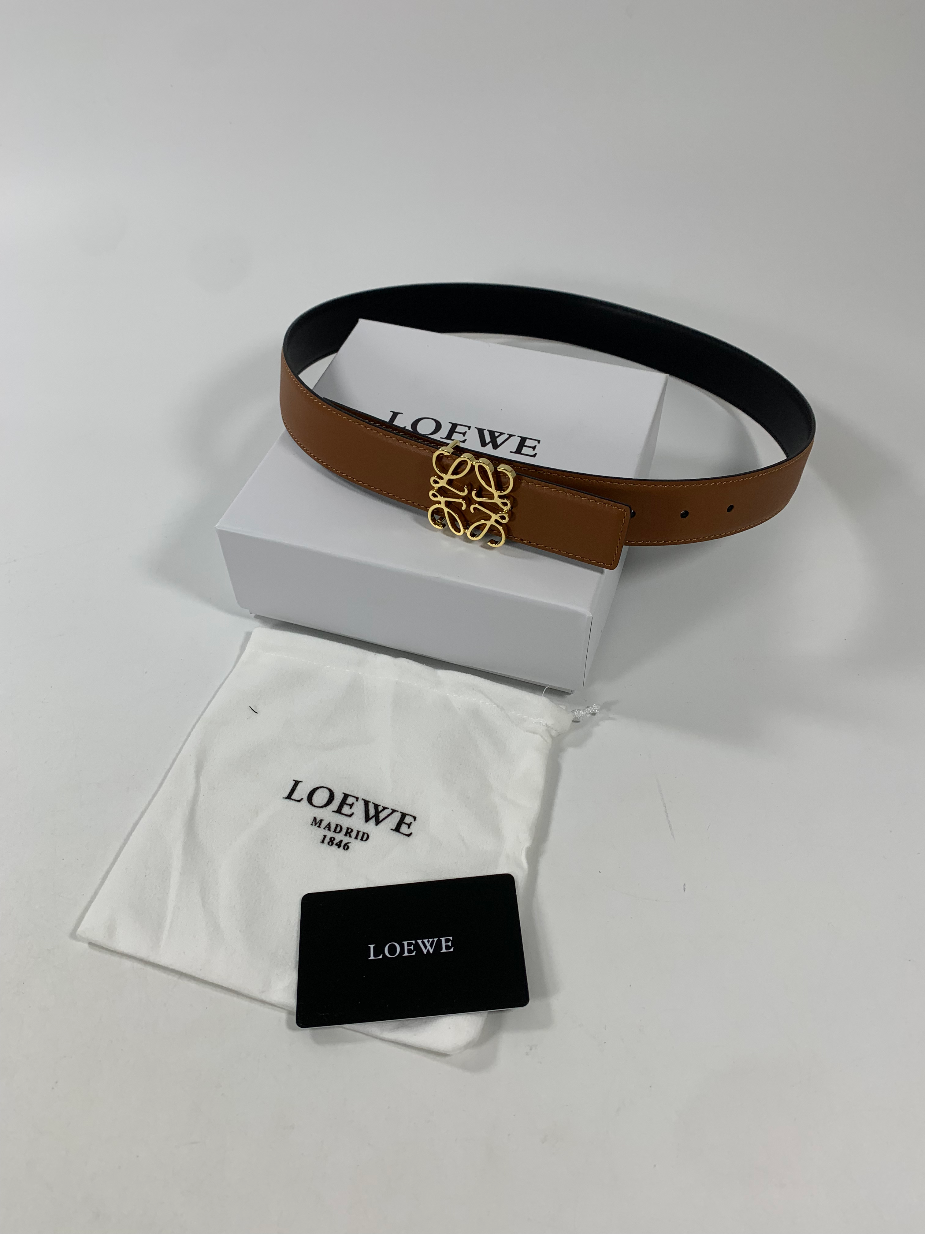 Brown Buckle Leather Belt