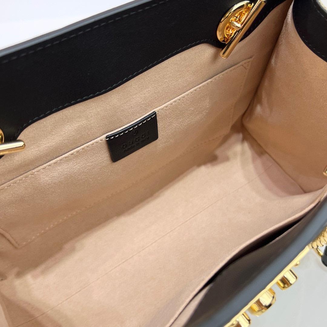 Beige/Black GP Small Shoulder Bag