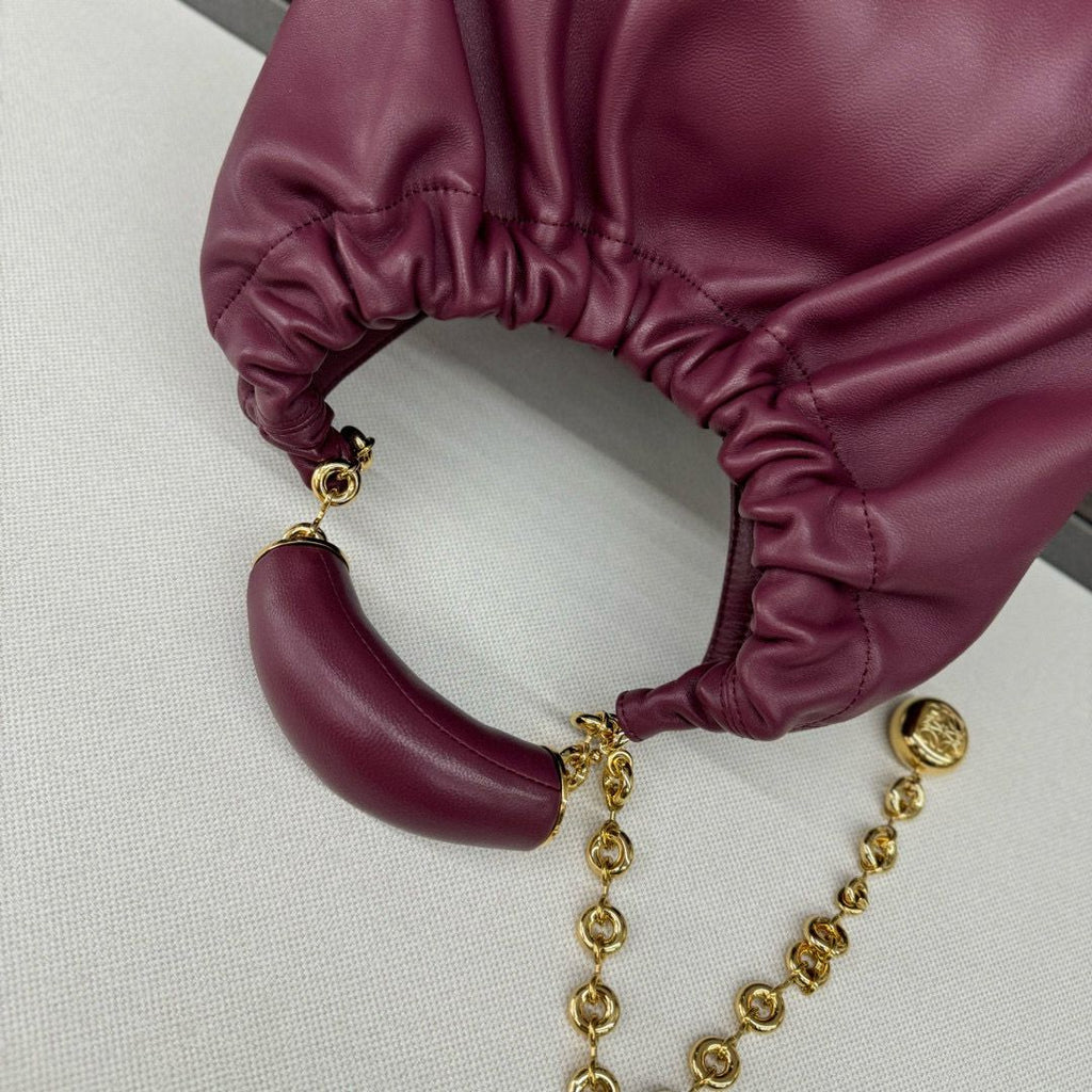 Crimson Small Squeeze Bag