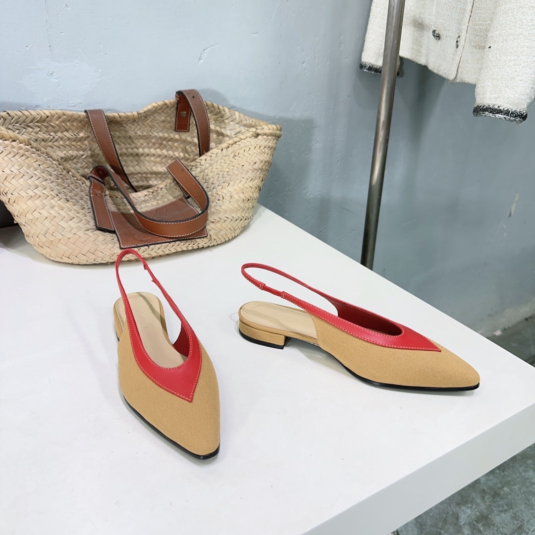 Hinoki Wood/Deep Kummel Rebecca Slingback