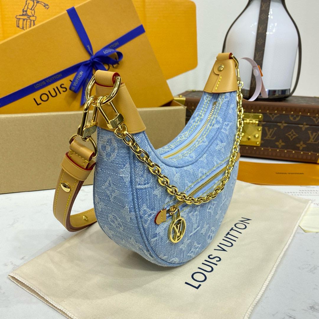 Denim By The Pool Shoulder Bag