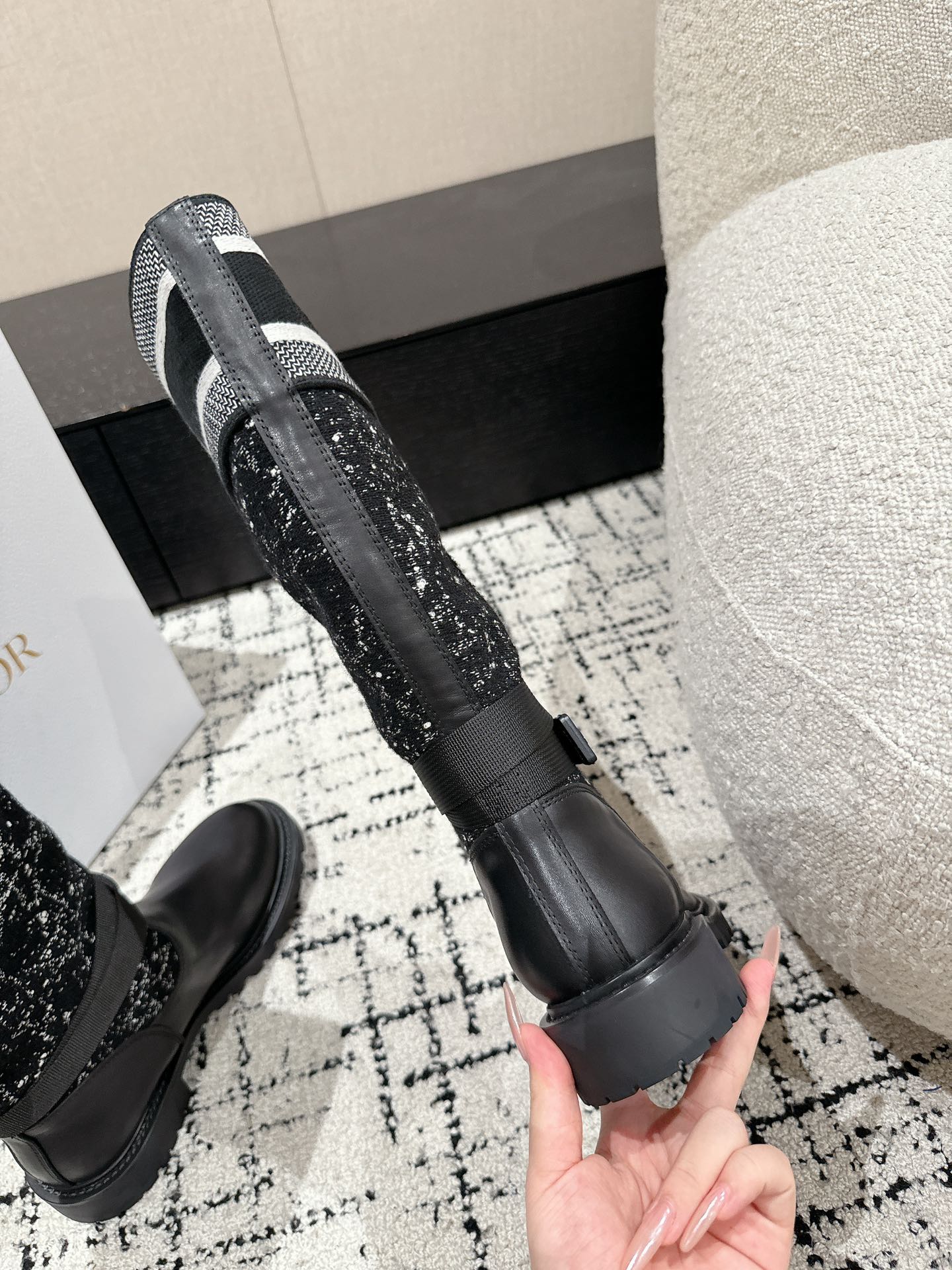 Black & White DM Boot