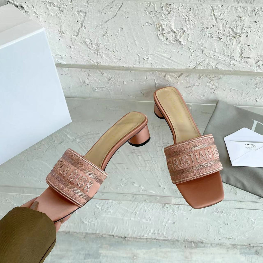 Rose DD Heeled Slide