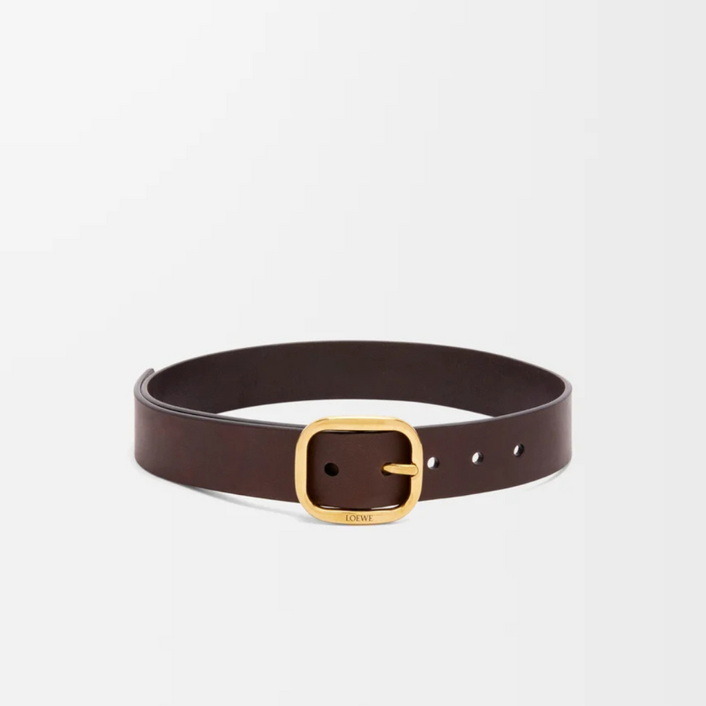 Dark Brown Rounded Soft Belt
