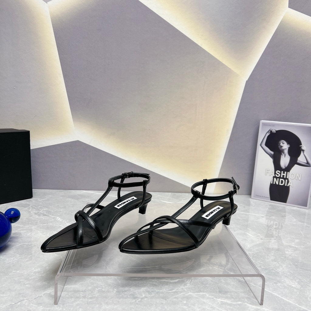 Black JS Sandals