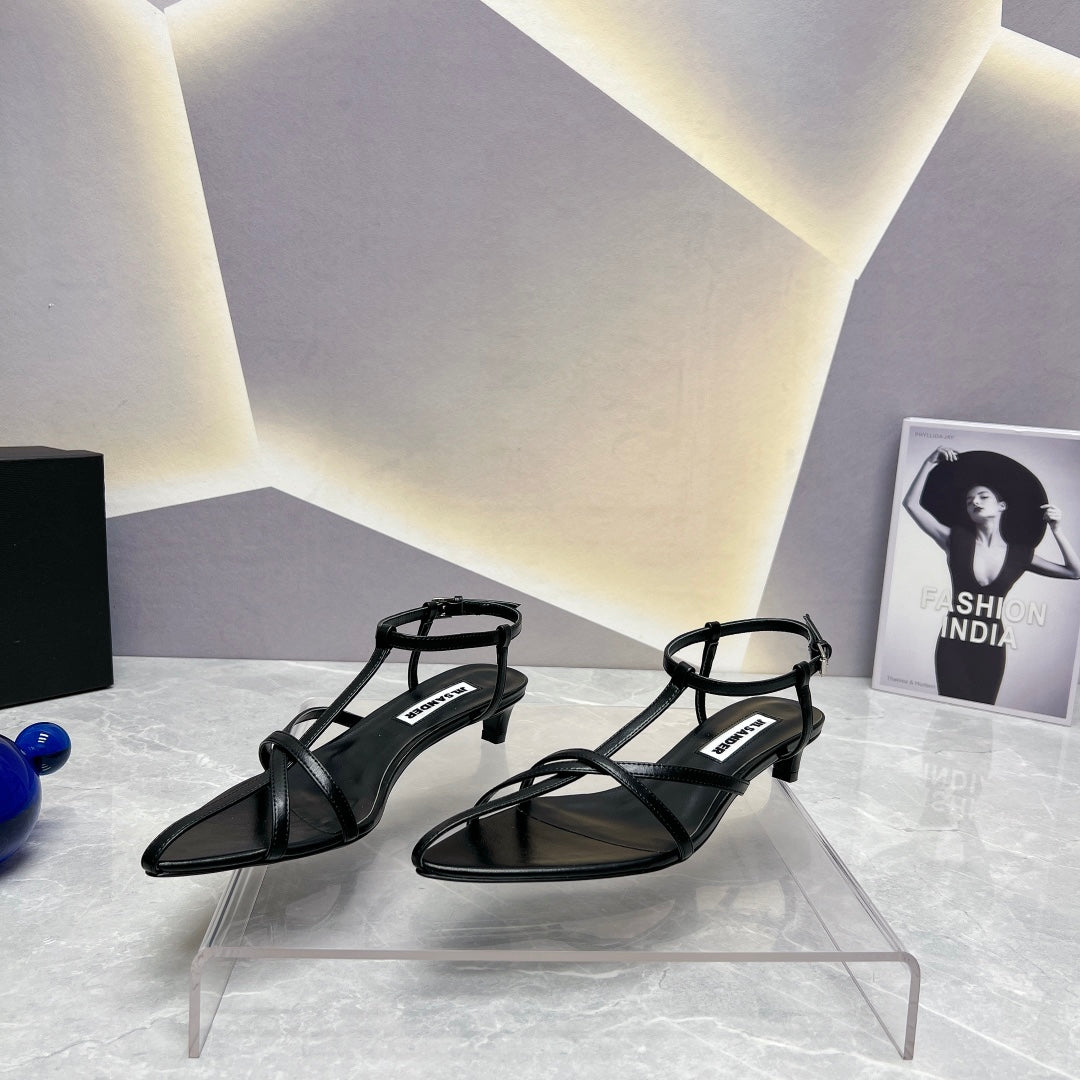 Black JS Sandals
