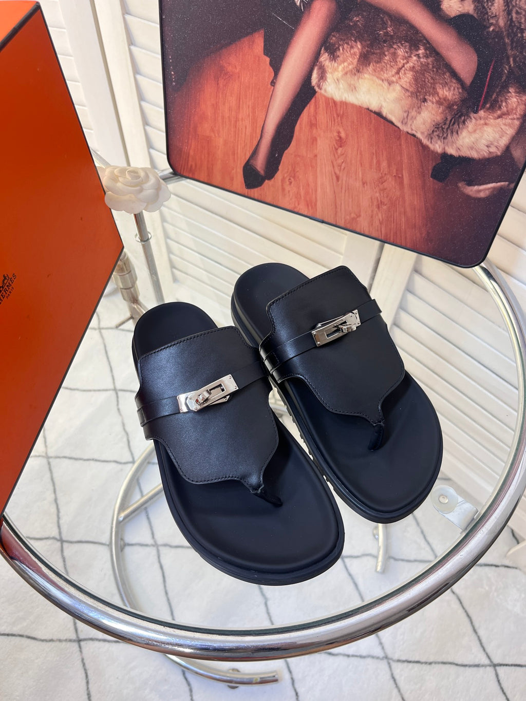 Men's Black HE Sandal