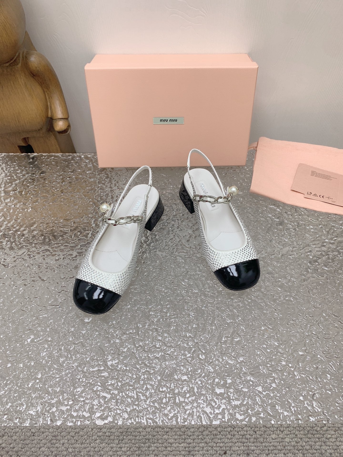 Satin & Crystal Slingback Pumps