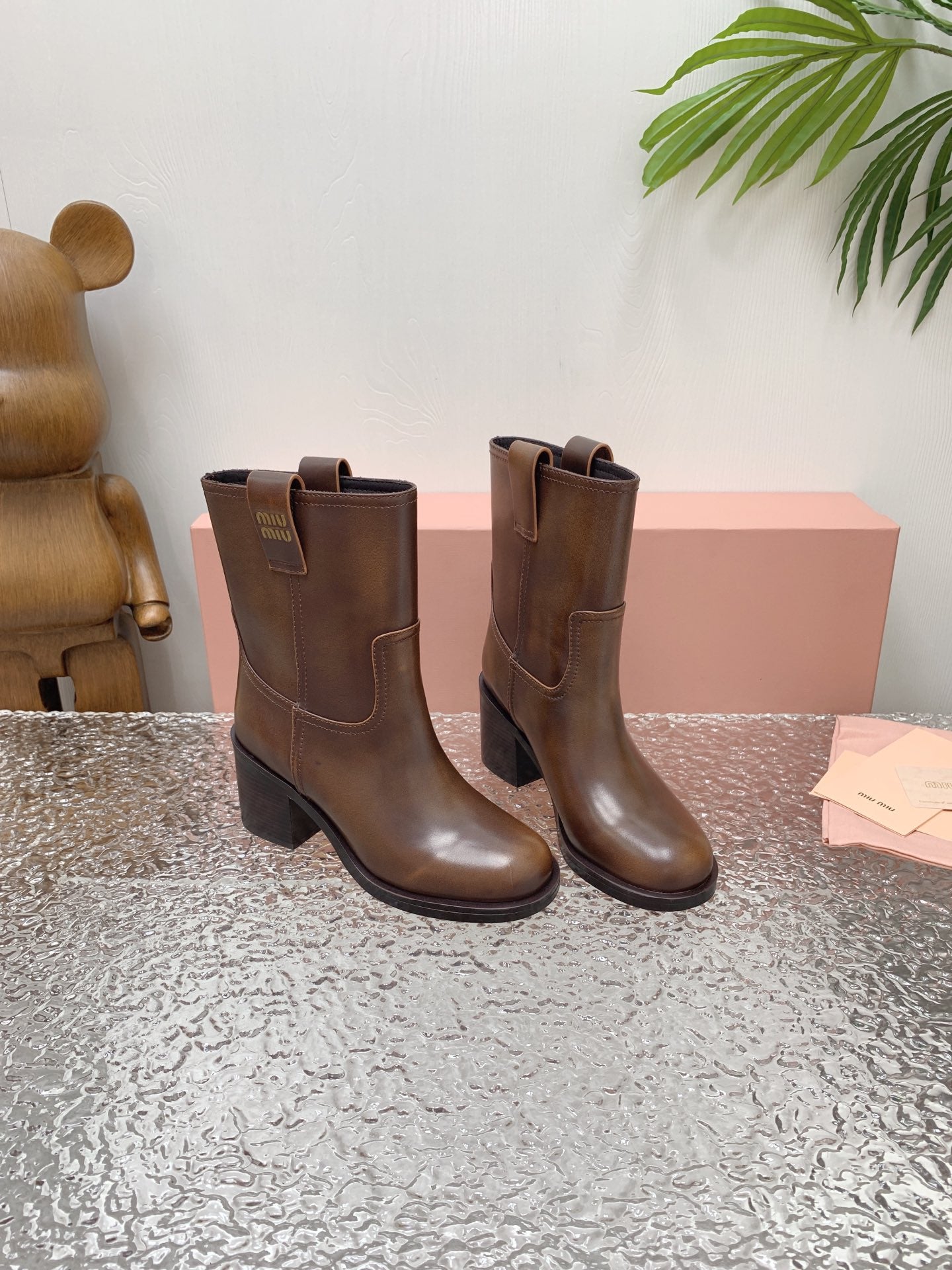Sienna MM Leather Booties