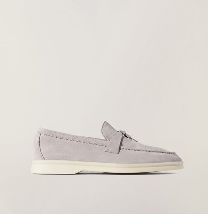 Men's Pearl Gray Sandstone Summer Charms Walk Loafers