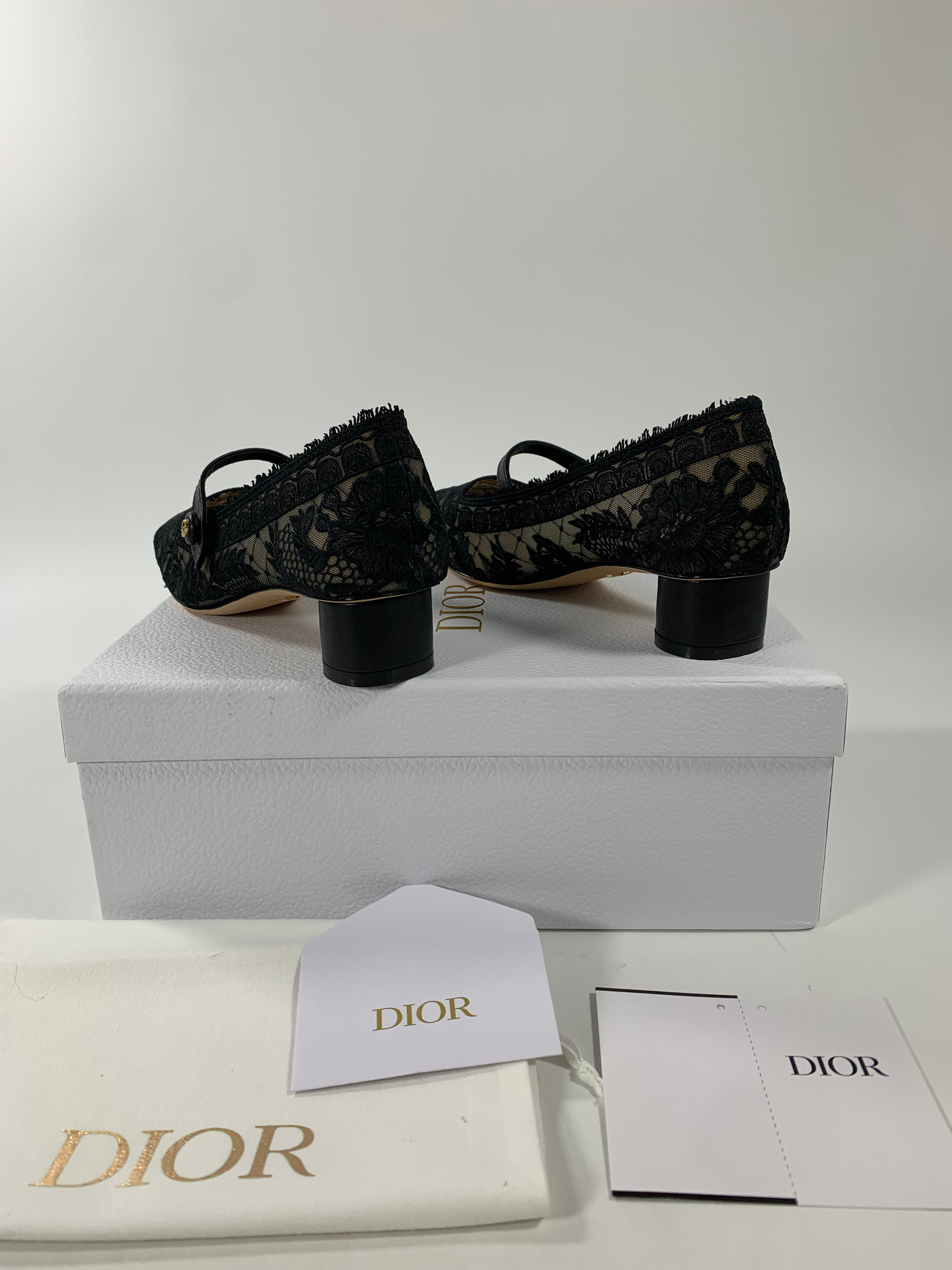 Black DG ballet pump