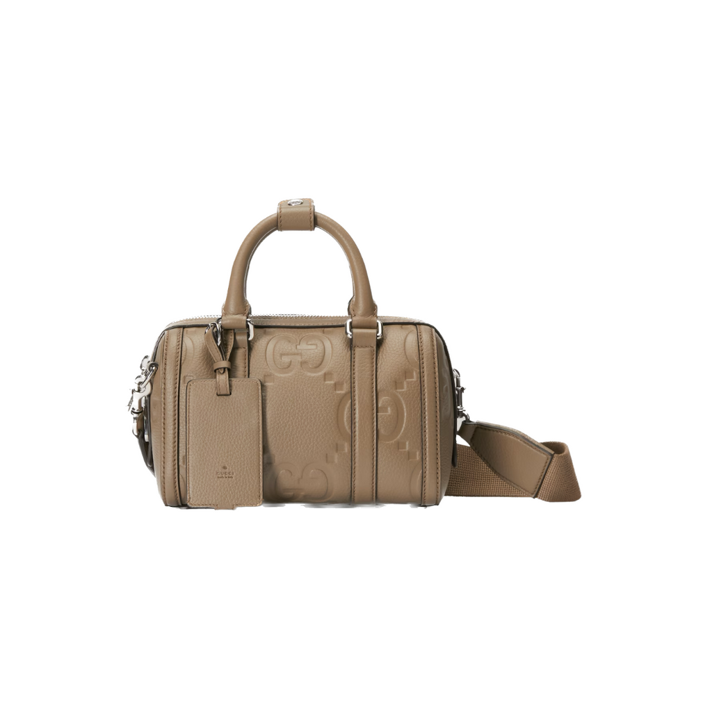 Taupe JG Mini Duffle Bag