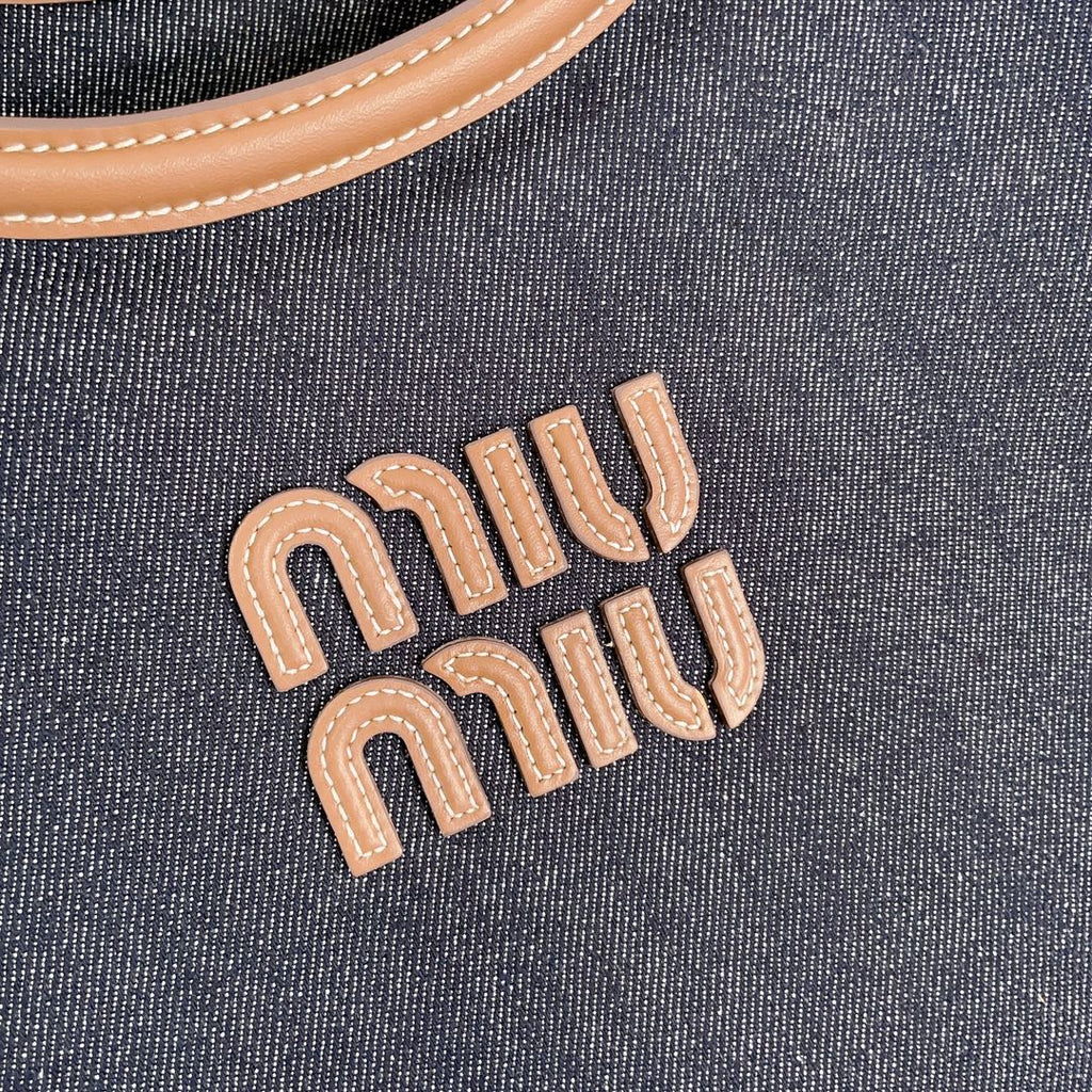 Blue/Brandy IVY Denim Bag