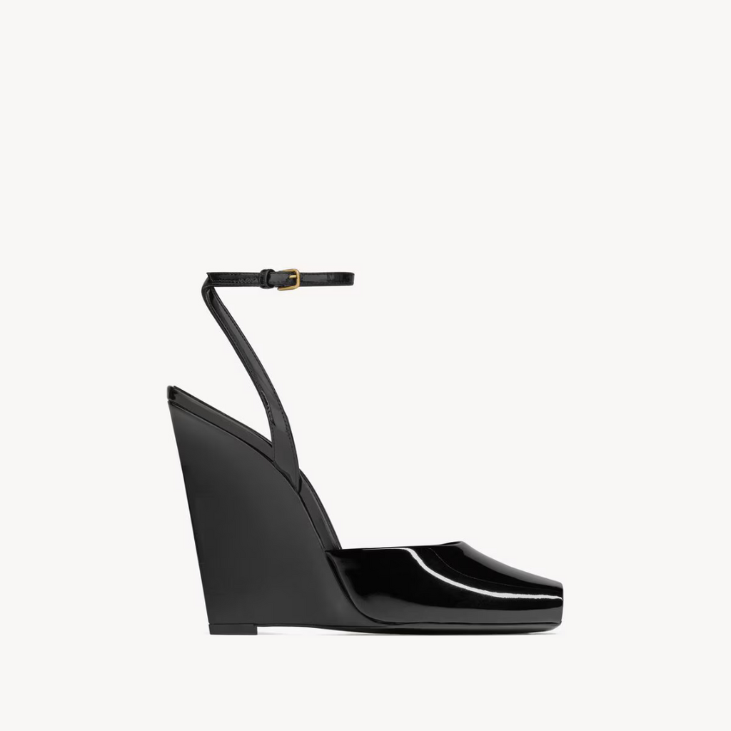 Black La Scandale Wedges