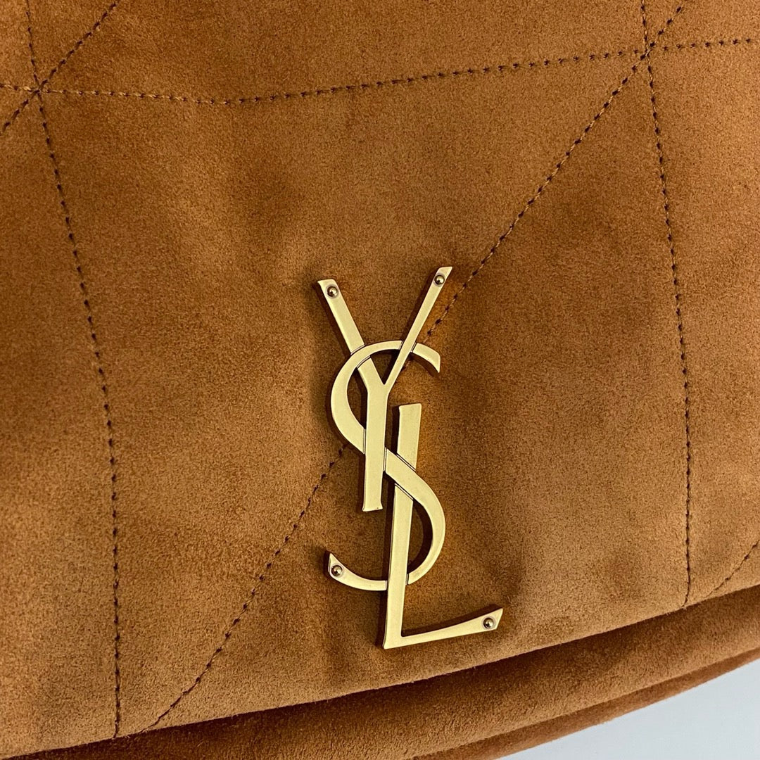 Brown Caramel Large Jamie In Suede