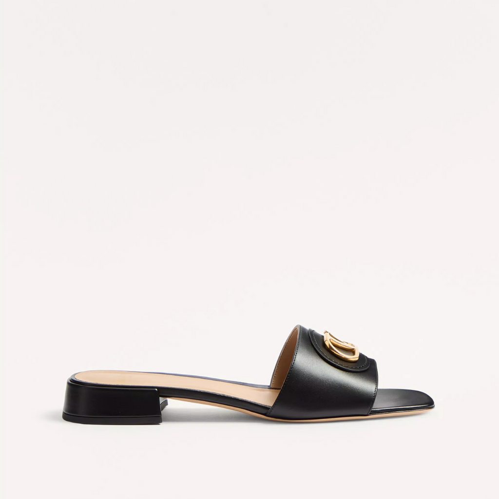 Black Slide Sandal 20mm