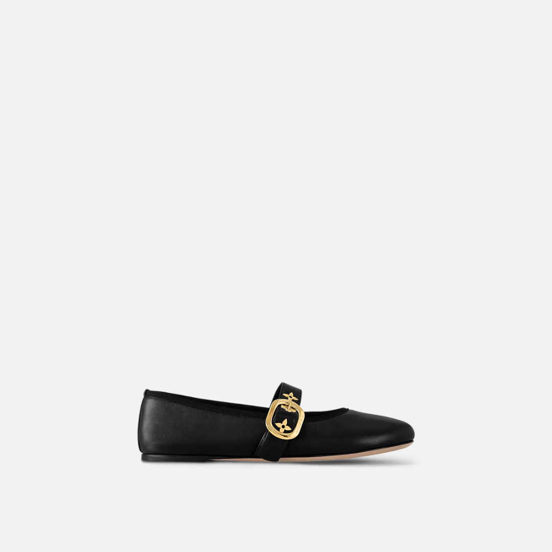 Black LR Flat Ballerina