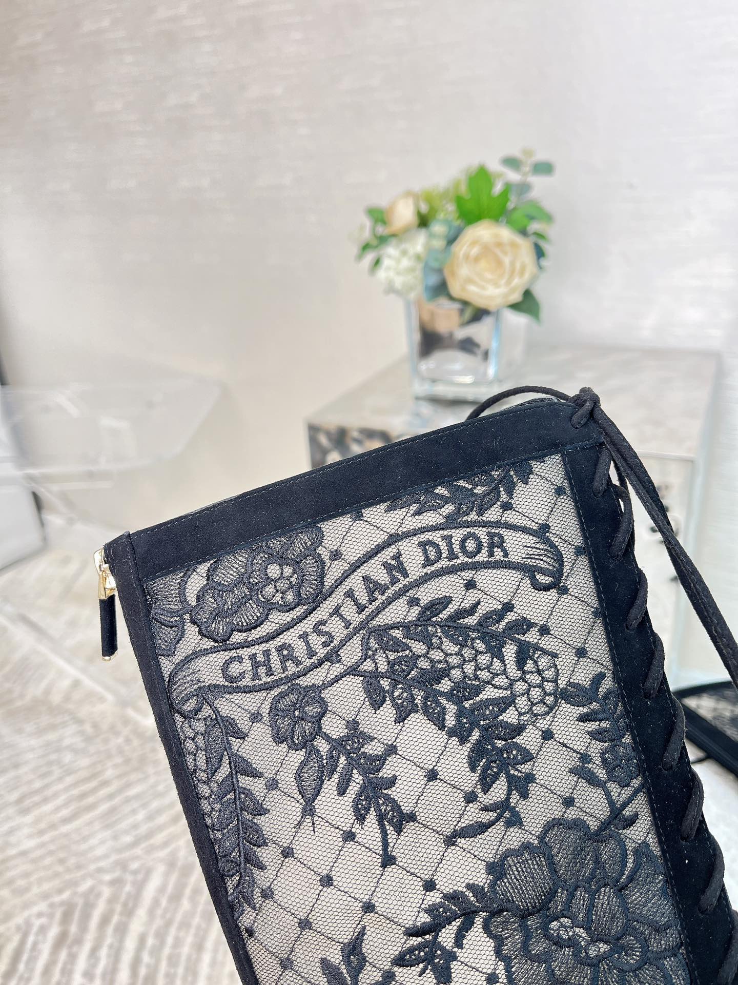 Black Mesh & Suede ND Boot