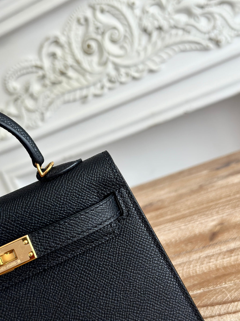 Black Kelly 20 With Gold Hardware