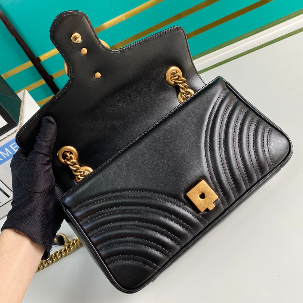 Black GM small shoulder bag