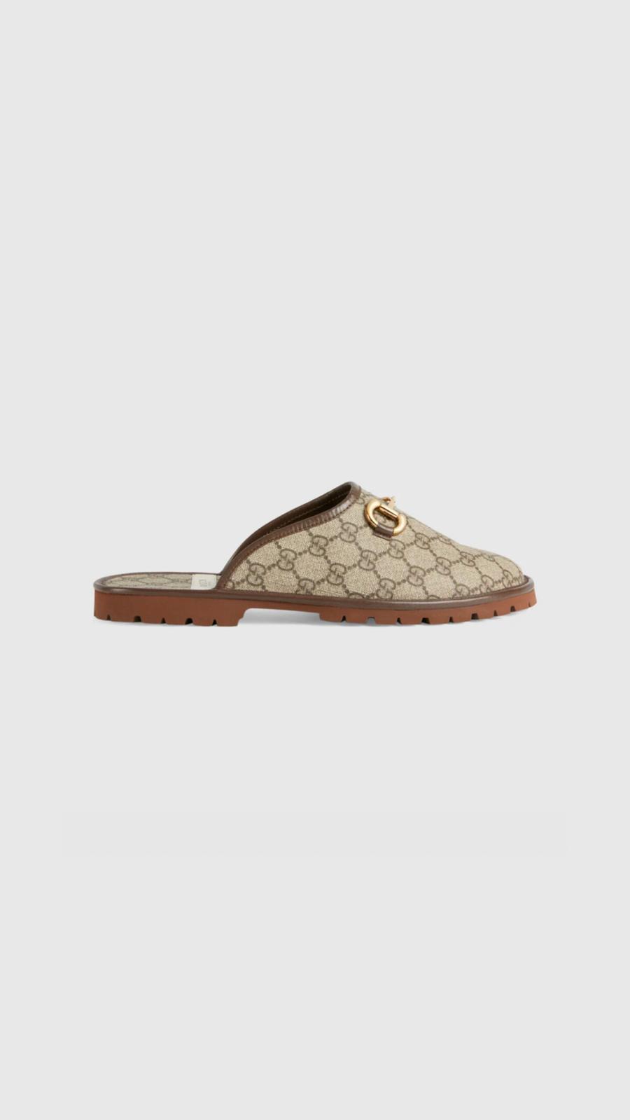 Beige GH men's slipper