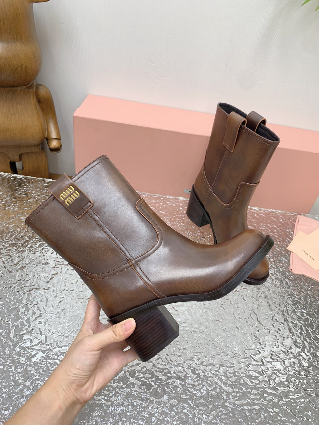 Sienna MM Leather Booties
