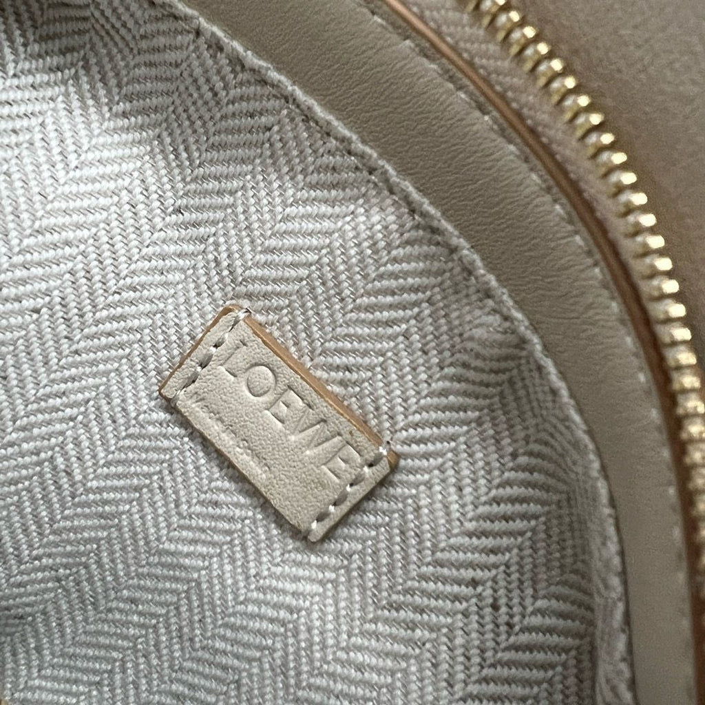 Angora/Dusty Beige/Gold LP Mini Leather Shoulder Bag