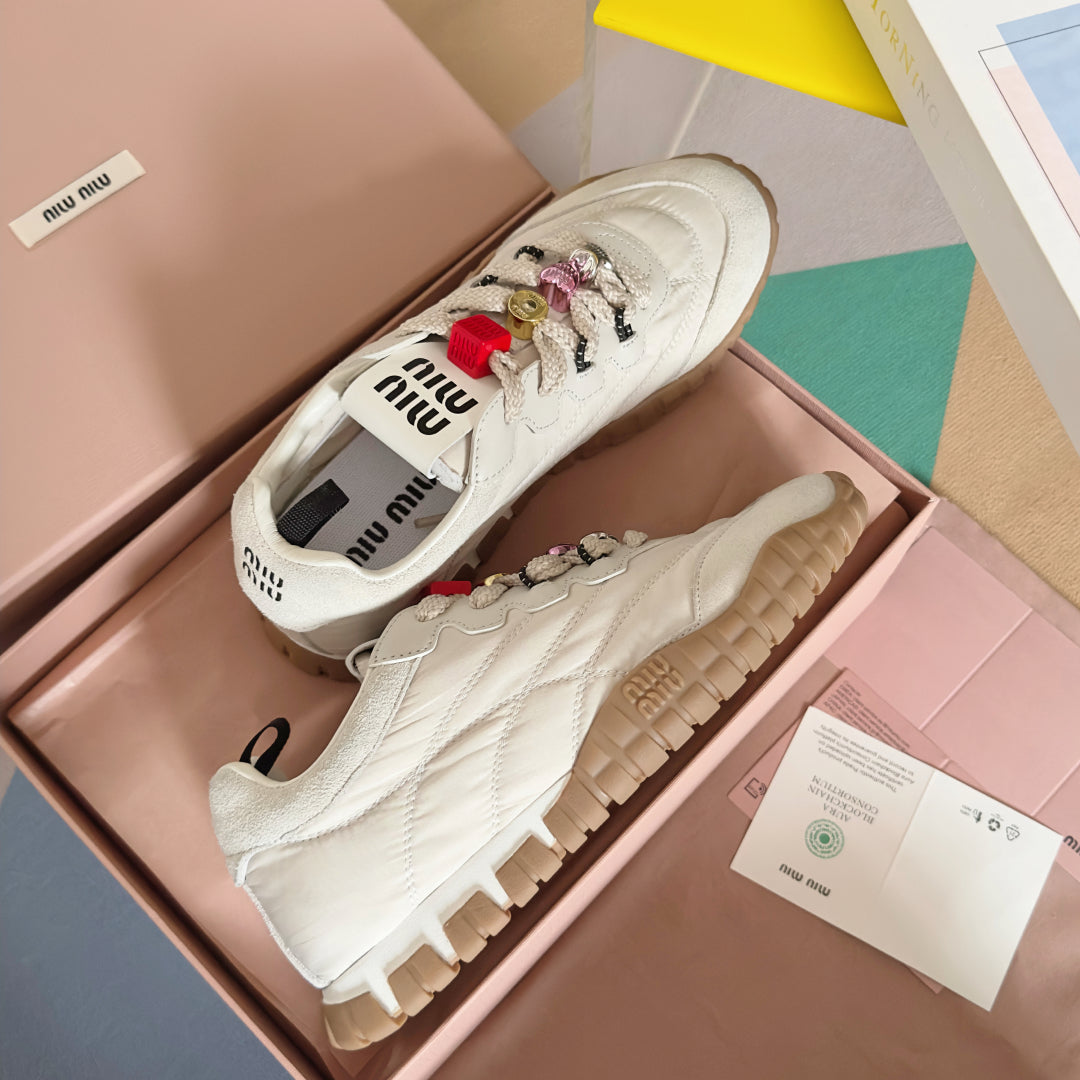 Ivory Tyre Sneakers