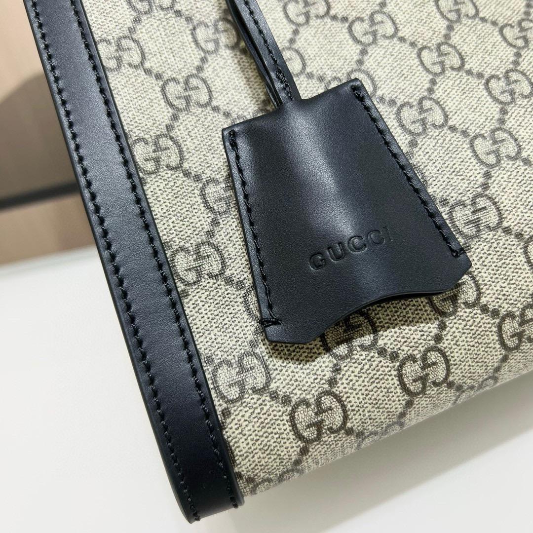 Beige/Black GP Medium Shoulder Bag