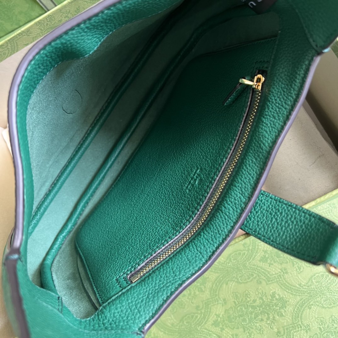 Emerald green GJ 1961 small natural grain bag