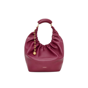 Crimson Medium Squeeze Bag