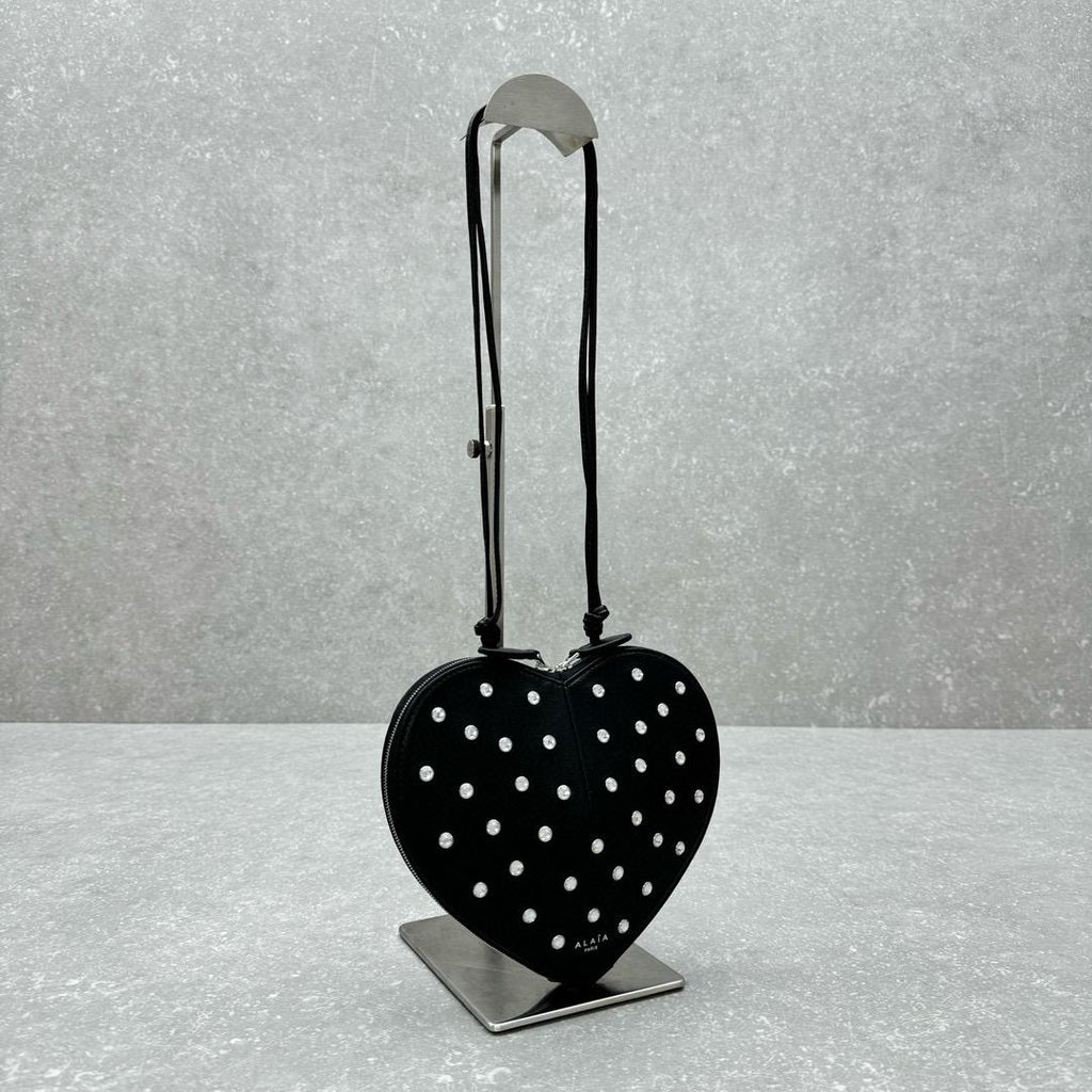 Black LC Bag With Crystals