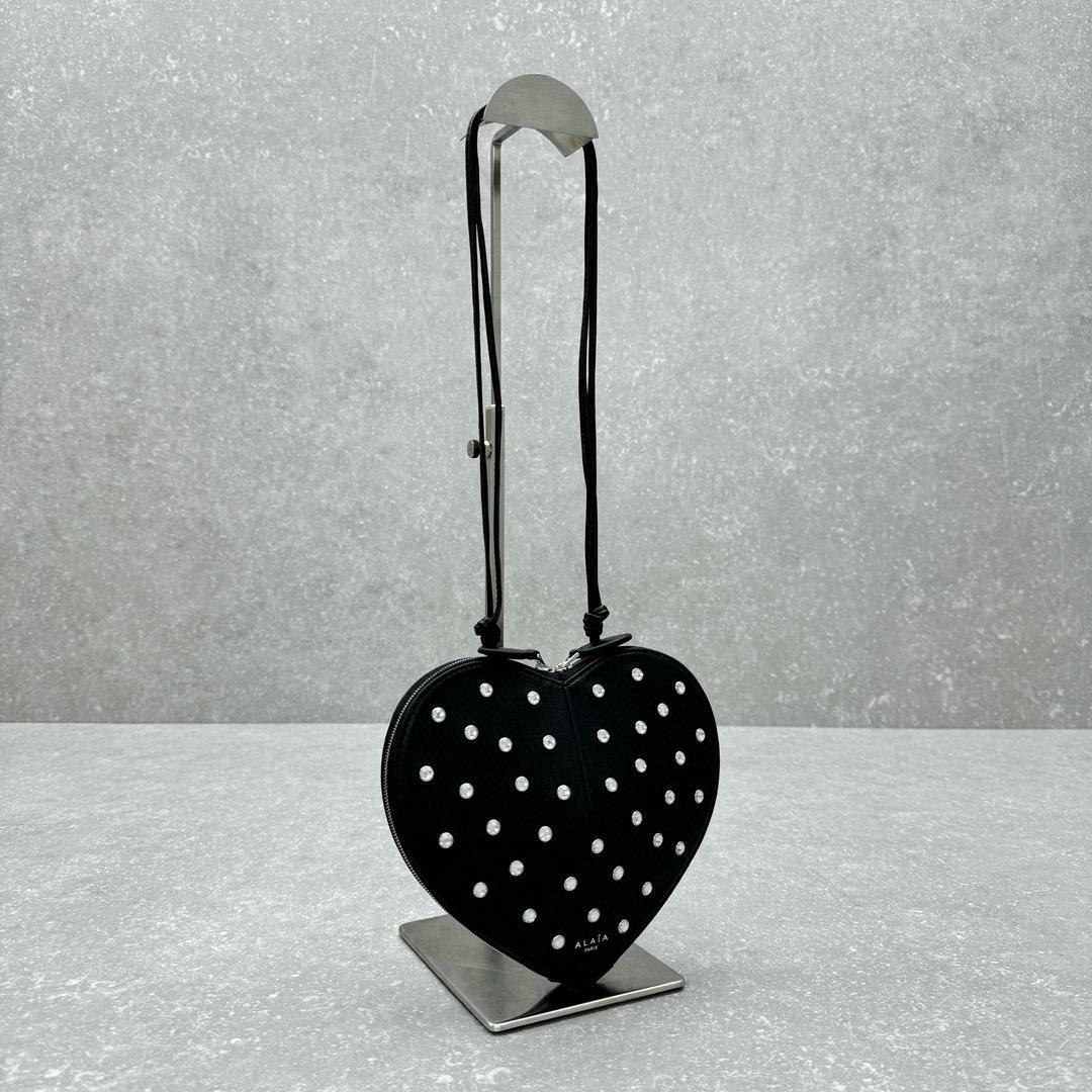 Black LC Bag With Crystals