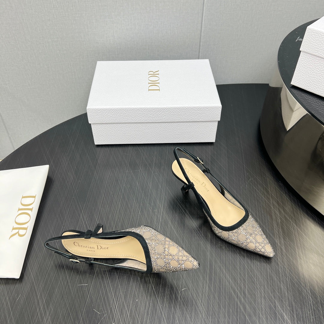 Black & Nude Capture Slingback Pump