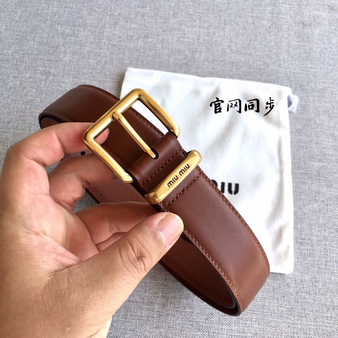 Tobacco FTR Leather Belt