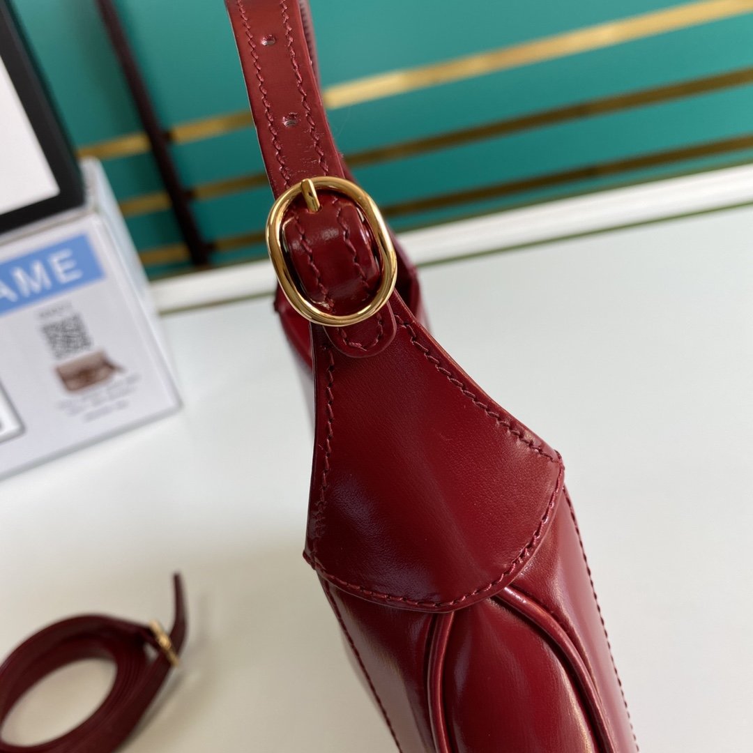 Red GJ 1961 mini shoulder bag