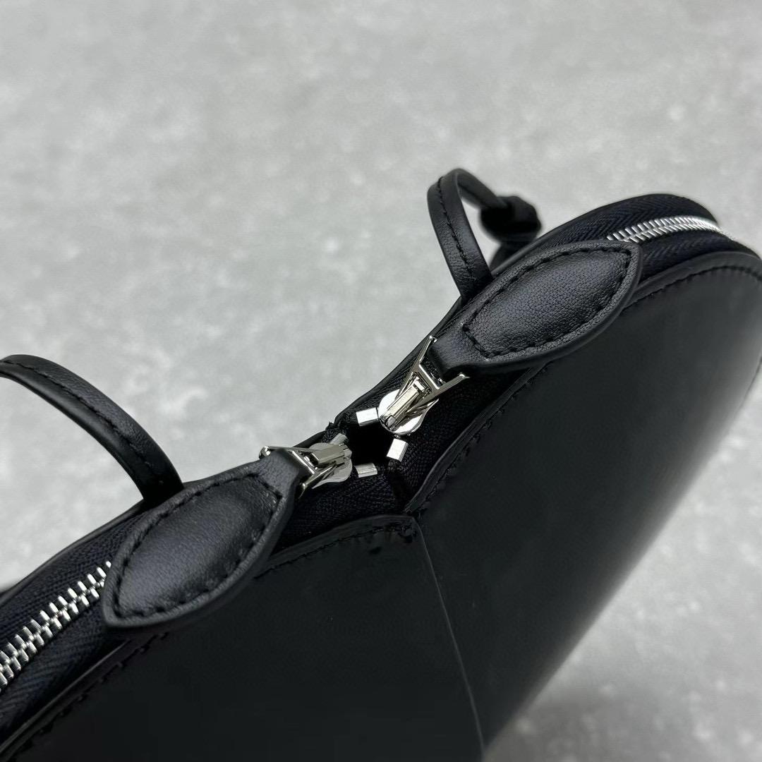 Black LC Bag In Patent Leather