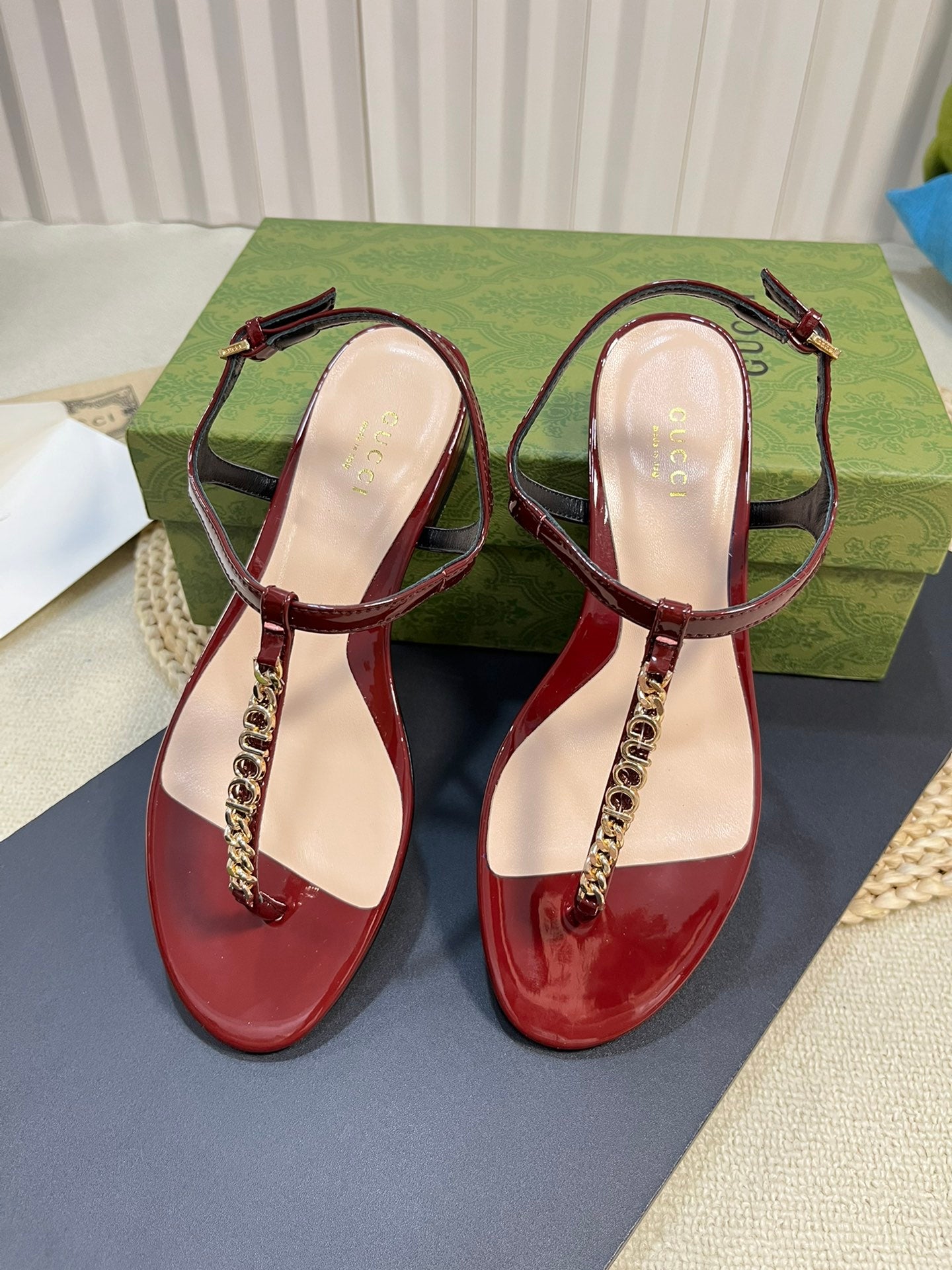 Red GS Thong Sandal