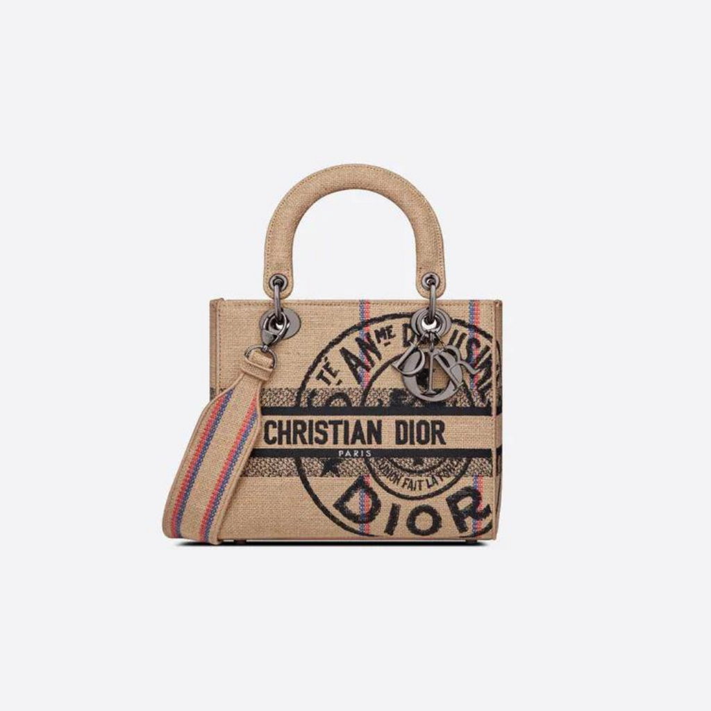 Beige canvas medium LD-lite bag