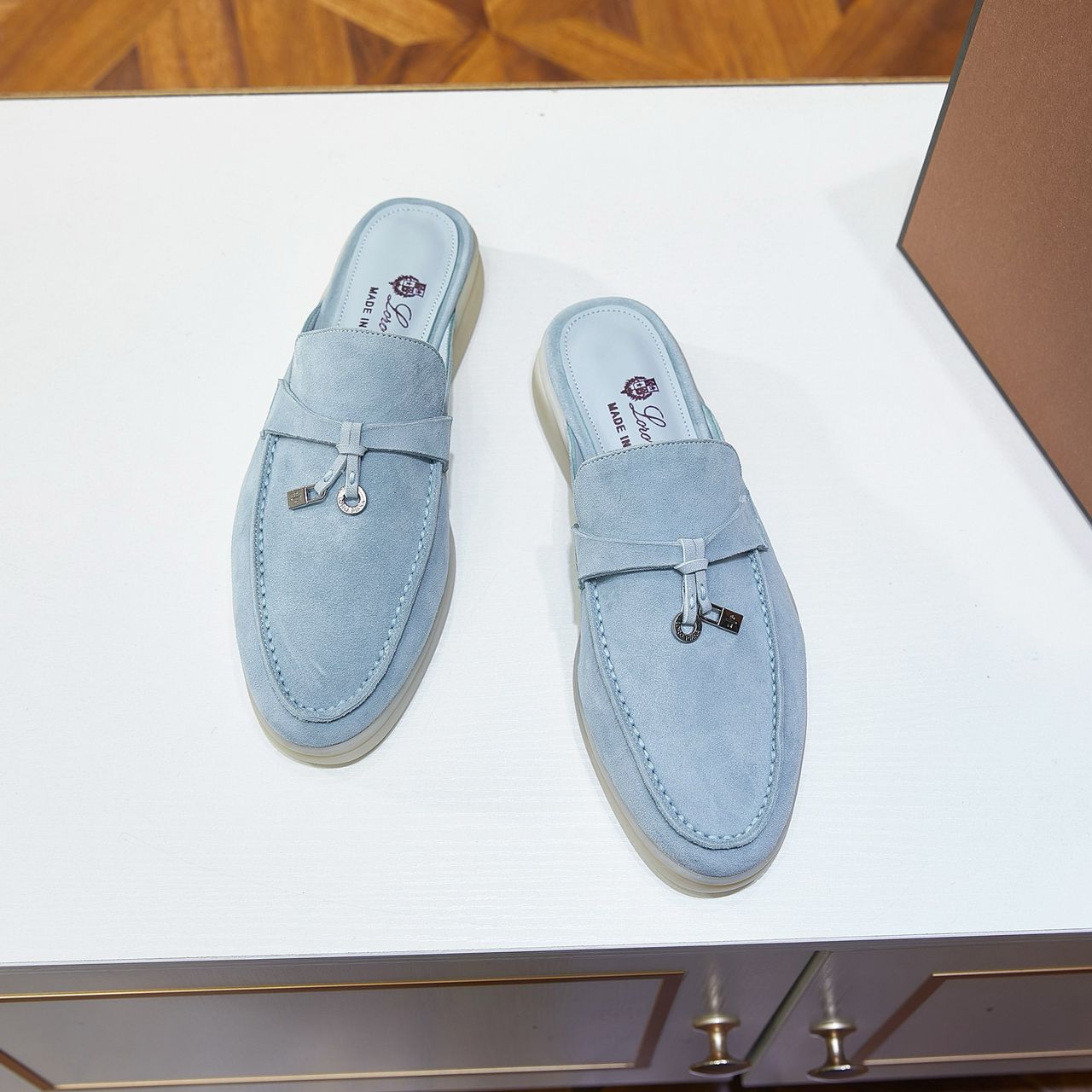 Azure Sapphire Charms Walk Loafers