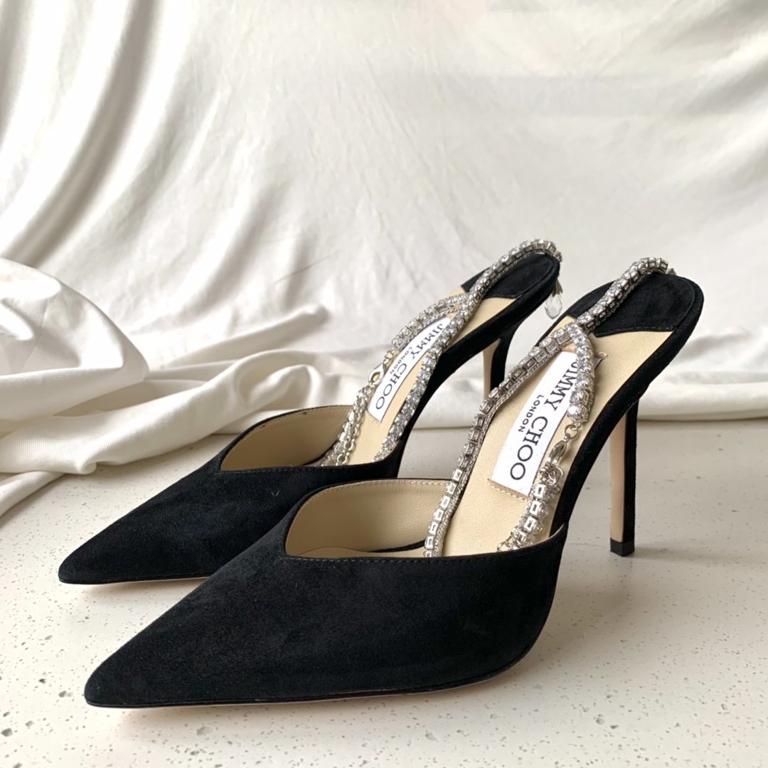 Black Suede JS Pumps