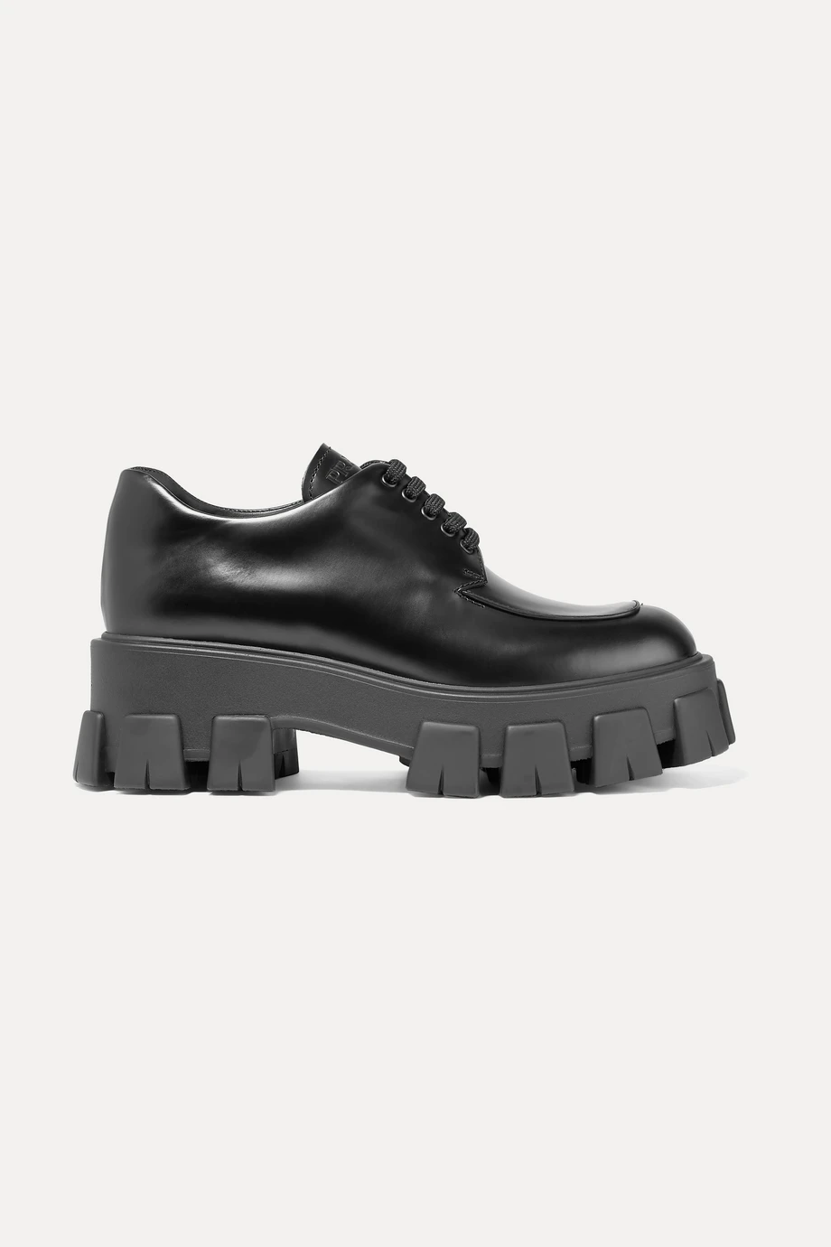 PR Leather platform brogues
