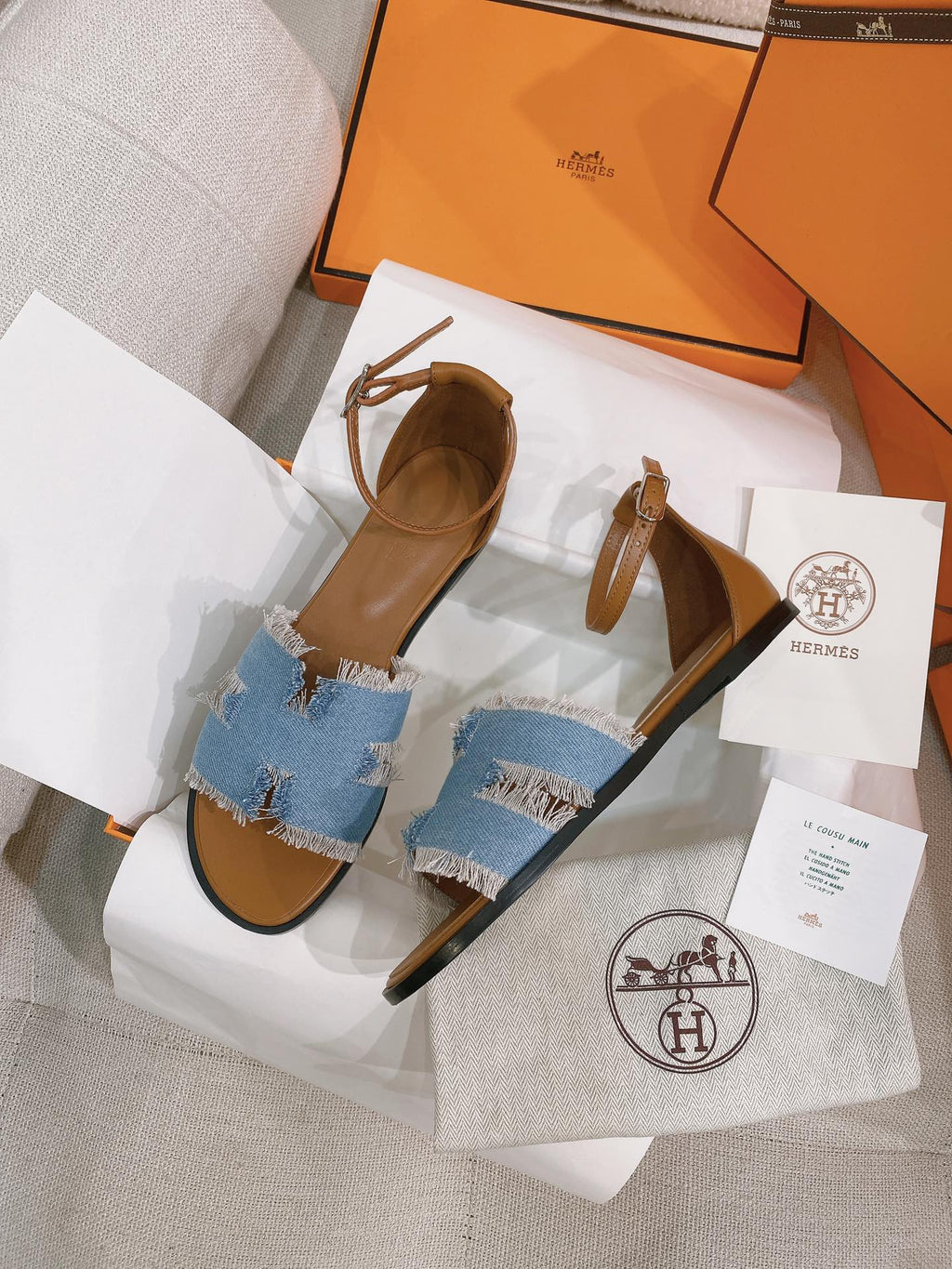 Bleu Clair / Nature HS Sandal